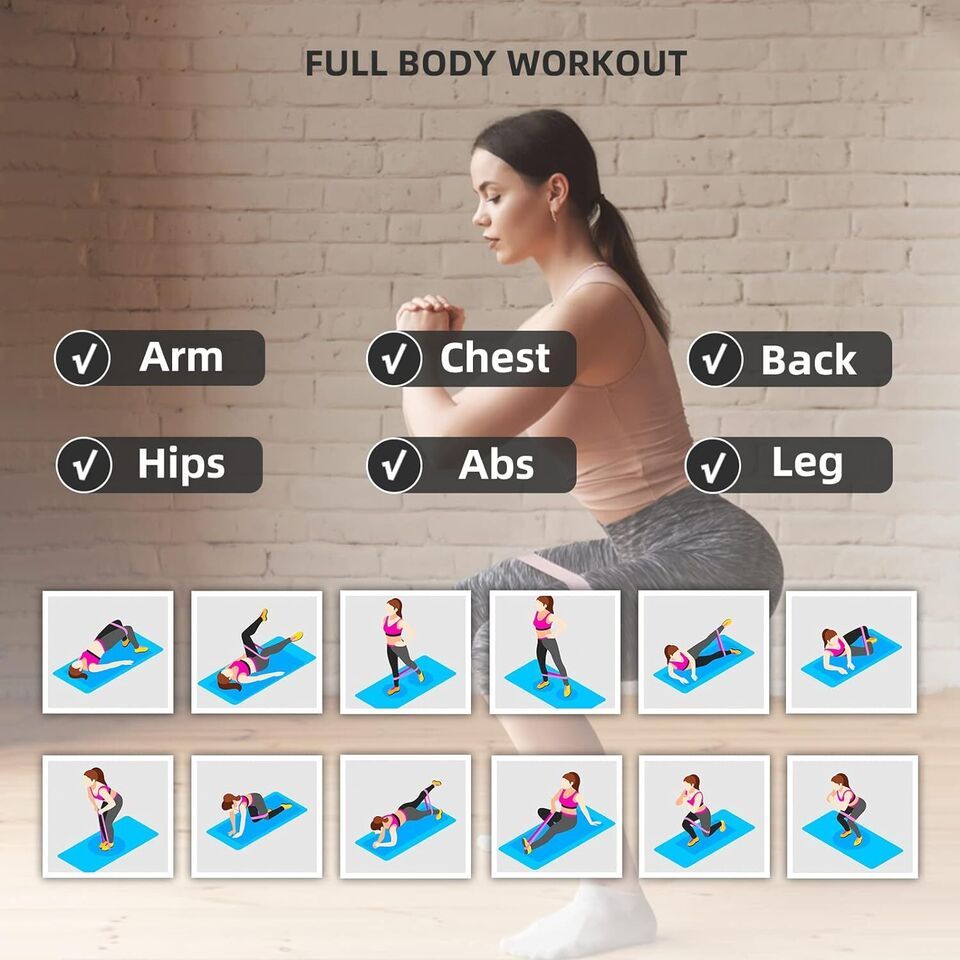Resistance Bands (Loop Set or Waist Trimmer