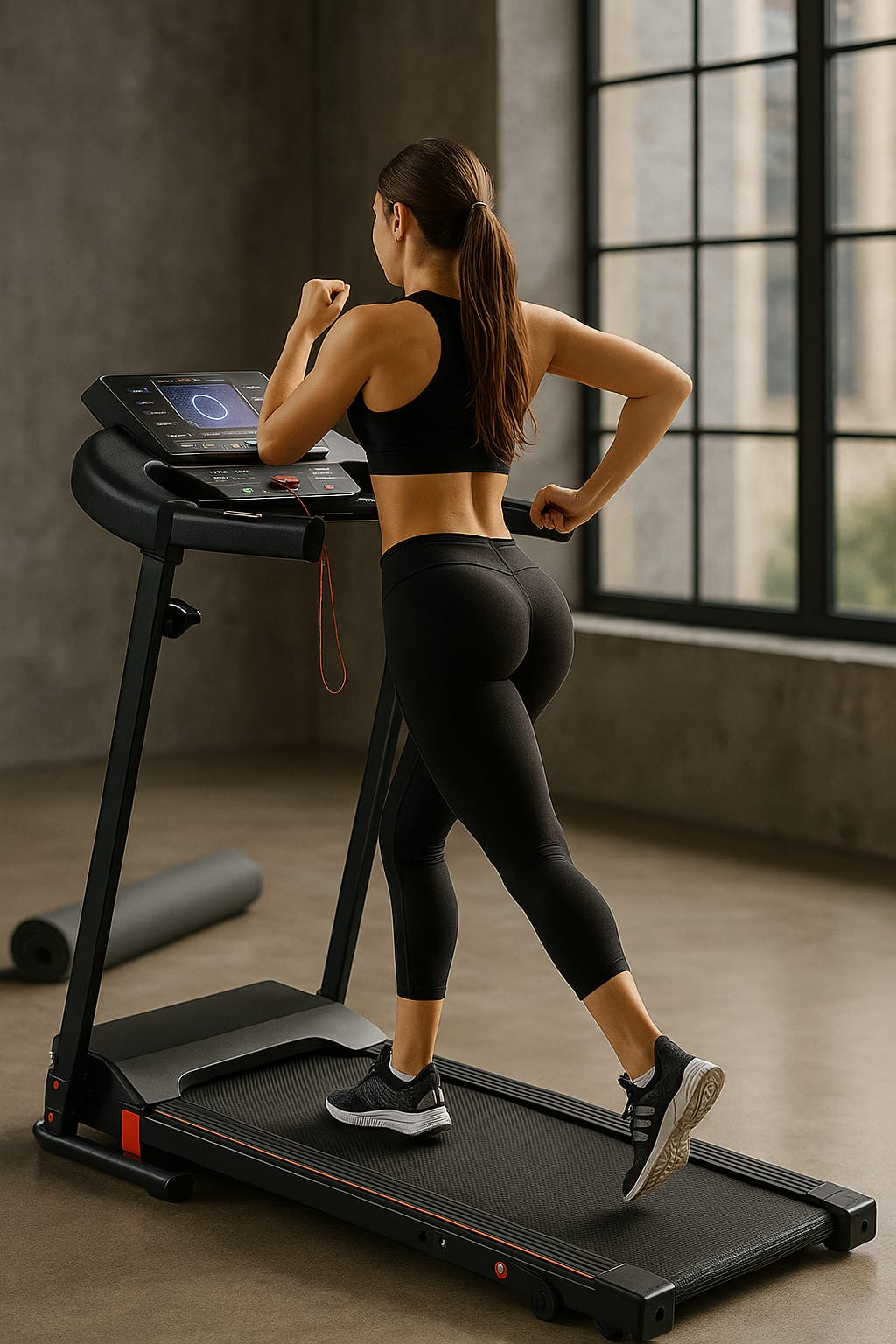 Foldable Treadmill for Home – Slim & Quiet