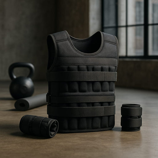 Adjustable Weighted Workout Vest with Steel Plates – Strength & Endurance Training Gear